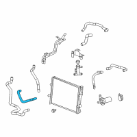 OEM 2010 Cadillac CTS Hose Diagram - 25888138