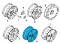 OEM 2021 BMW M235i xDrive Gran Coupe DISC WHEEL LIGHT ALLOY CERIU Diagram - 36-11-8-053-524