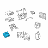 OEM 2016 Chevrolet Impala Module Diagram - 84089007