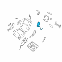 OEM 2015 Infiniti QX60 Heater Unit Assy-Rear Seat Back Diagram - 88635-3JP1A