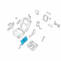 OEM 2016 Infiniti QX60 Heater Unit Diagram - 88335-3JP2A