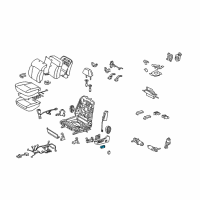 OEM 2011 Lexus GS460 Knob, Power Seat Switch (For Slide & Vertical) Diagram - 84921-0E060-B0