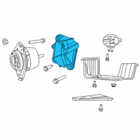 OEM Jeep Grand Cherokee Bracket-Engine Mount Diagram - 68275986AA