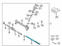 OEM Hyundai Santa Cruz RACK ASSY-P/S GEAR BOX Diagram - 56531-K5000