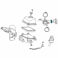 OEM 2019 Lexus RX350L Clamp, Hose Diagram - 96111-10550