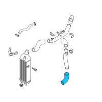 OEM 2013 Kia Sportage Hose-I/COOLER Outlet Diagram - 282882G000