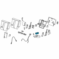 OEM 2011 Chevrolet Equinox Cup Holder Diagram - 19150840