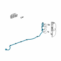 OEM 2019 GMC Sierra 1500 Harness Asm-Tail Lamp Wiring Diagram - 23295979