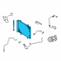 OEM 2012 Lexus IS F CONDENSER Assembly Diagram - 88460-53060