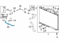 OEM 2022 Acura TLX HOSE Diagram - 19108-6S9-A01