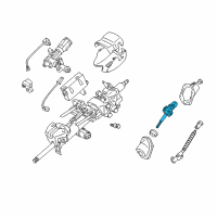 OEM 2006 Lexus GX470 Shaft Assy, Steering Intermediate Diagram - 45220-60140