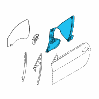 OEM BMW 645Ci Front Left Window Regulator Diagram - 51-33-7-008-625