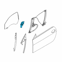 OEM BMW 535i GT Power Window Motor Supplier Diagram - 67-62-6-981-141