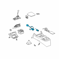 OEM Toyota Lighter Assembly Diagram - 85500-20340