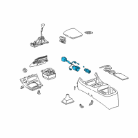 OEM 2000 Toyota Celica Lighter Assembly Diagram - 85500-30510