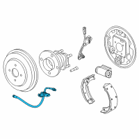 OEM 2012 Chevrolet Cruze Brake Hose Diagram - 13360001