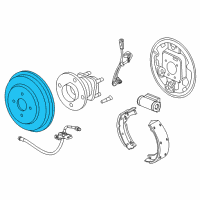 OEM 2016 Chevrolet Cruze Limited Drum Diagram - 13435981