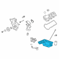 OEM Ford Explorer Oil Pan Diagram - AT4Z-6675-D