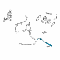 OEM Toyota Avalon Pressure Tube Diagram - 44410-07030