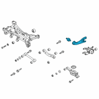 OEM Hyundai Tucson Arm Assembly-Rear Trailing Arm, LH Diagram - 55270-2S051