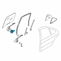 OEM 2006 Nissan Sentra Motor Assembly - Regulator, RH Diagram - 82730-6Z500