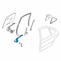 OEM 2004 Nissan Sentra Regulator Door Window LH Diagram - 82721-4Z300