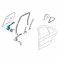 OEM 2005 Nissan Sentra Regulator Door Window R Diagram - 82720-5M000