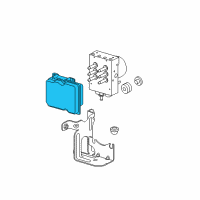 OEM Cadillac ABS Control Unit Diagram - 15905737