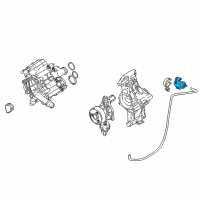 OEM 2017 BMW 330e Electric Valve Diagram - 11-74-8-570-591