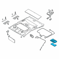 OEM 2021 Kia Forte Lamp Assembly-Room Diagram - 92850G5300BGA