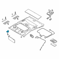 OEM 2022 Kia Forte Retainer-Sunvisor Diagram - 85235B1000BGA