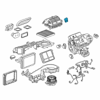 OEM 2017 Cadillac CT6 Actuator Diagram - 23191342