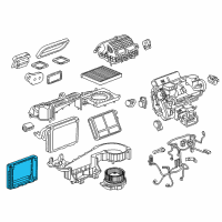 OEM 2018 Cadillac CT6 Seal Diagram - 84055905