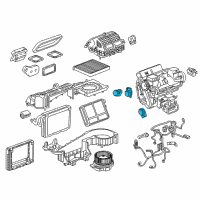 OEM 2018 Cadillac CT6 Actuator Diagram - 23350598