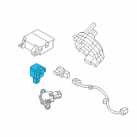 OEM 2013 Hyundai Azera Sensor Assembly-Side Impact Diagram - 95920-3V000