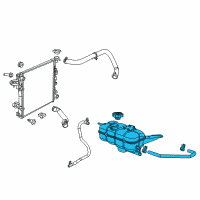 OEM 2017 Ram 1500 Bottle-COOLANT Recovery Diagram - 52014894AE