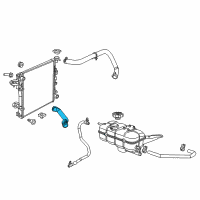 OEM 2017 Ram 1500 Hose-Radiator Outlet Diagram - 52014953AG