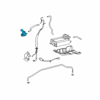 OEM Lexus Valve Assy, Vacuum Switching, NO.1 Diagram - 25860-46010