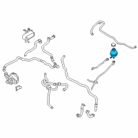 OEM 2019 BMW i3 Expansion Tank Bottle Reservoir Diagram - 17-13-7-604-431