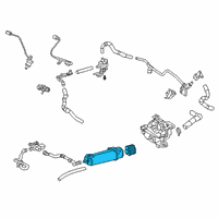 OEM Lexus UX250h Fuel Vapor Charcoal Canister Diagram - 77740-12770
