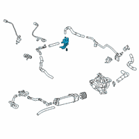 OEM Lexus Valve Assembly, Vacuum S Diagram - 25860-24070