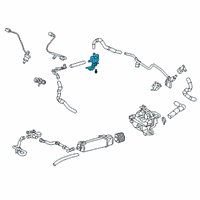 OEM 2019 Lexus UX250h Valve Assembly, Vacuum S Diagram - 25860-24070