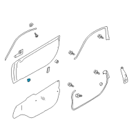 OEM Scion FR-S Door Shell Plug Diagram - SU003-02909