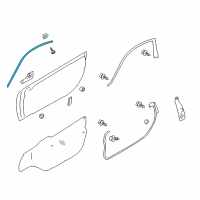 OEM 2017 Toyota 86 Molding Diagram - SU003-07280