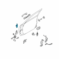 OEM Kia Amanti Hinge Assembly-B Diagram - 793203F000