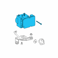 OEM 2011 Toyota Tundra Actuator Assembly Diagram - 44050-0C420