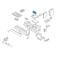 OEM 2013 Ford Expedition Rear Panel Insert Diagram - 7L1Z-7813562-AA