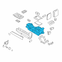 OEM Ford Expedition Console Diagram - FL1Z-78044B90-AB