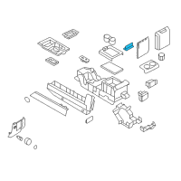 OEM Ford Hinge Diagram - 8L1Z-7806050-AA