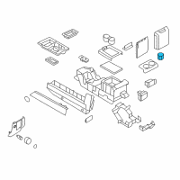 OEM 2013 Ford Expedition Rear Panel Insert Diagram - 7L1Z-7813562-AB